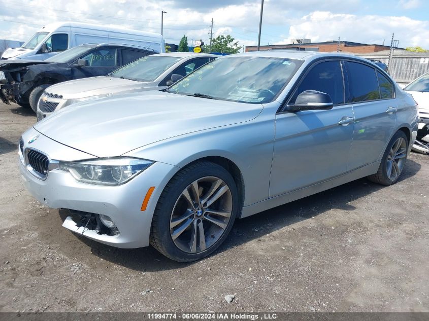 2016 BMW 320 Xi VIN: WBA8A3C52GK690371 Lot: 11994774