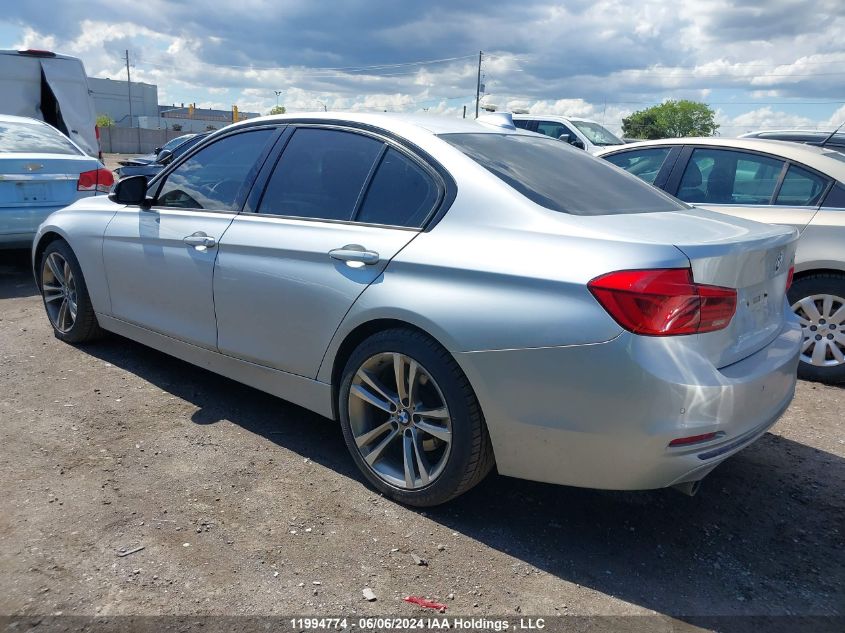 2016 BMW 320 Xi VIN: WBA8A3C52GK690371 Lot: 11994774