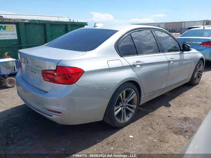 2016 BMW 320 Xi VIN: WBA8A3C52GK690371 Lot: 11994774