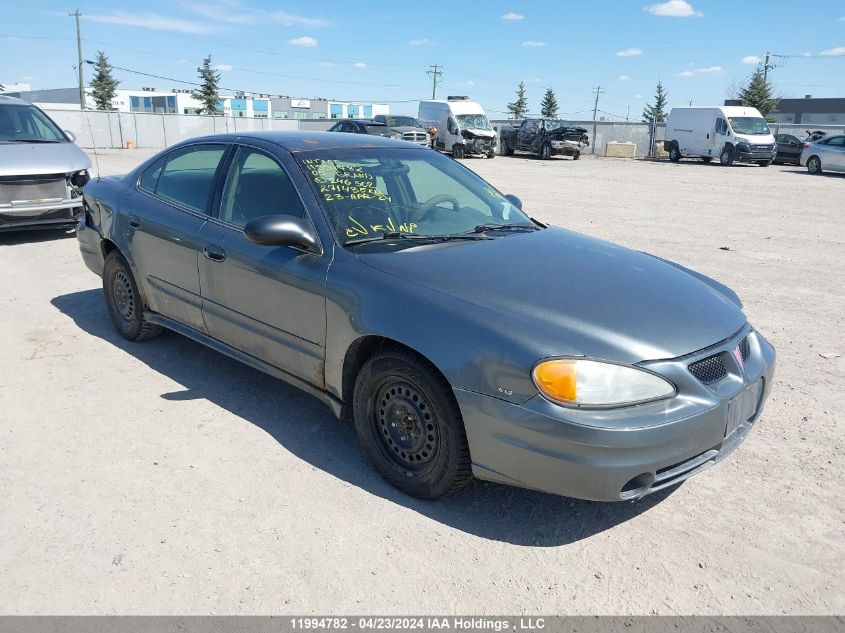 2005 Pontiac Grand Am Se VIN: 1G2NE52E05M246502 Lot: 11994782