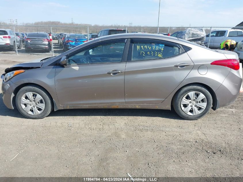 2012 Hyundai Elantra Gls/Limited VIN: 5NPDH4AE6CH129332 Lot: 11994784