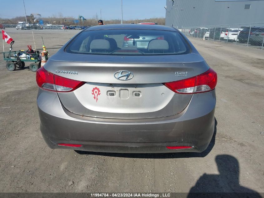 2012 Hyundai Elantra Gls/Limited VIN: 5NPDH4AE6CH129332 Lot: 11994784