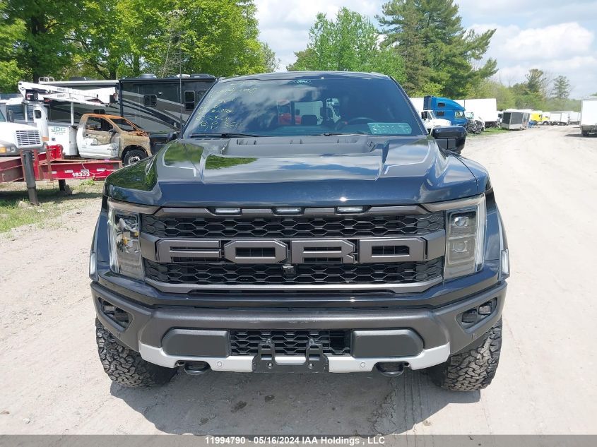 2022 Ford F150 Raptor VIN: 1FTFW1RG8NFB38906 Lot: 11994790