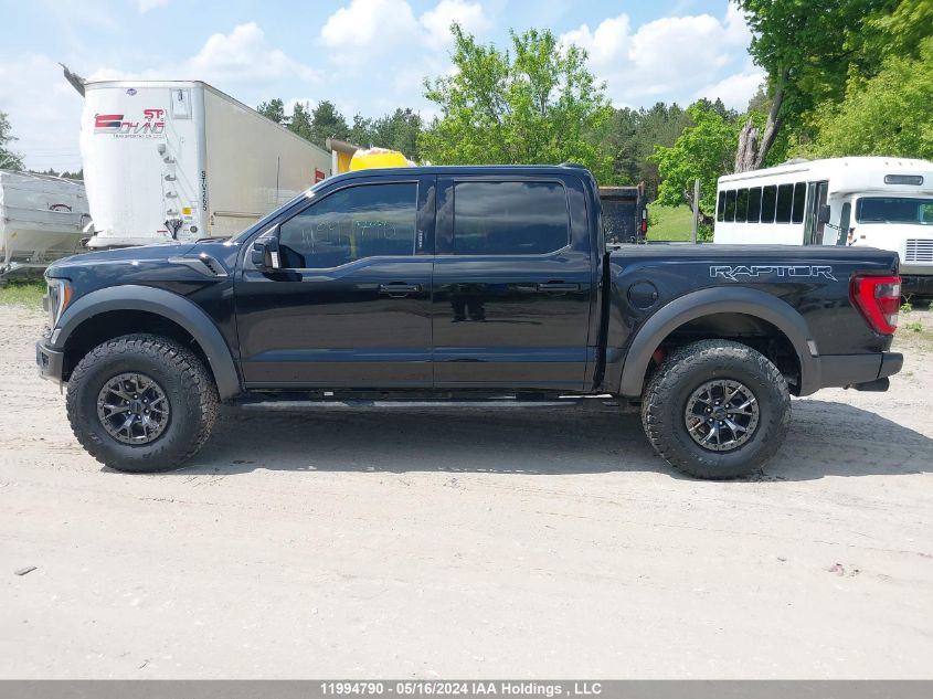 2022 Ford F150 Raptor VIN: 1FTFW1RG8NFB38906 Lot: 11994790