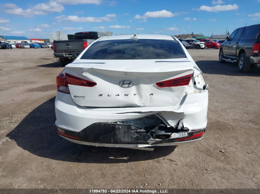 2019 Hyundai Elantra Preferred VIN: KMHD84LF6KU801427 Lot: 11994793