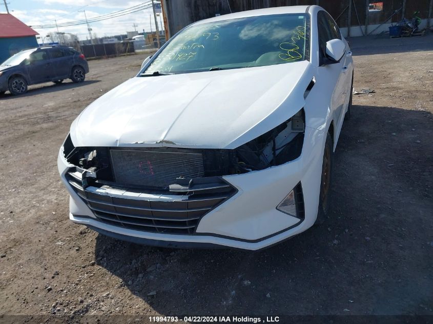 2019 Hyundai Elantra Preferred VIN: KMHD84LF6KU801427 Lot: 11994793