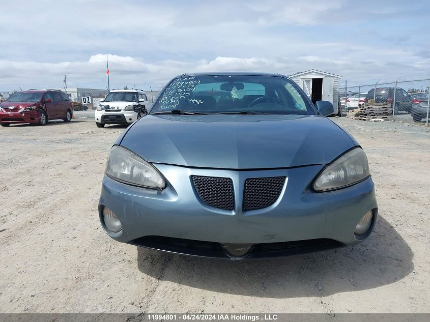 2007 Pontiac Grand Prix VIN: 2G2WP552771231154 Lot: 11994801