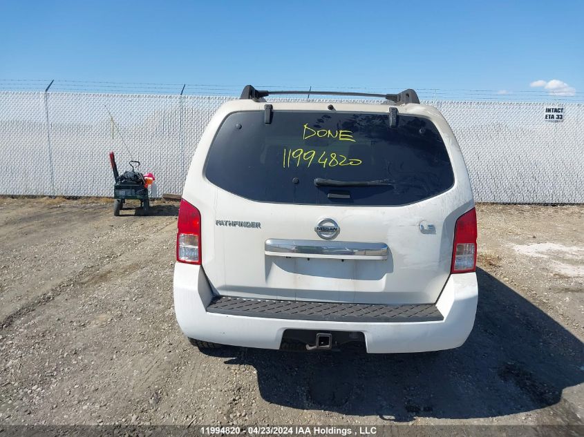 2010 Nissan Pathfinder S/Le/Se VIN: 5N1AR1NB6AC614539 Lot: 11994820