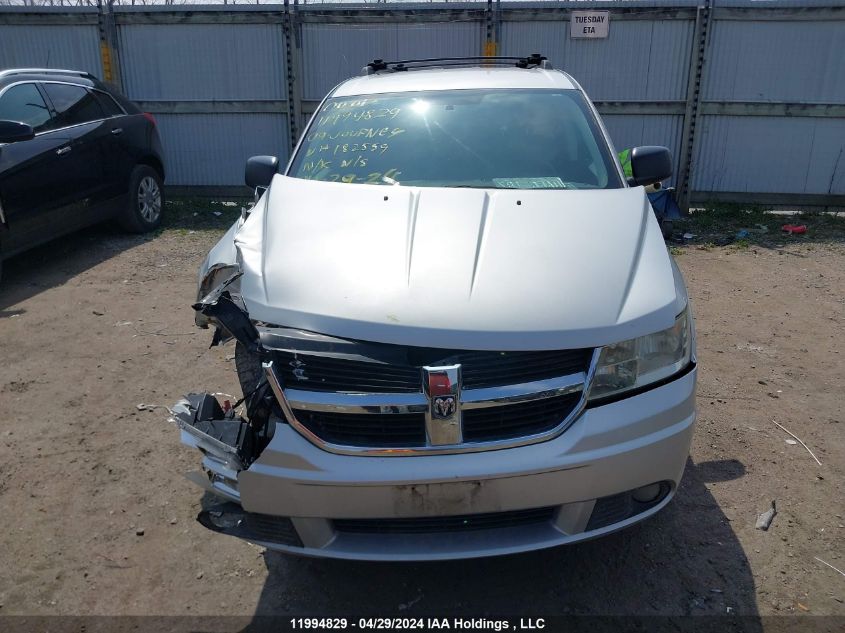 2009 Dodge Journey Se VIN: 3D4GG47B19T182559 Lot: 11994829