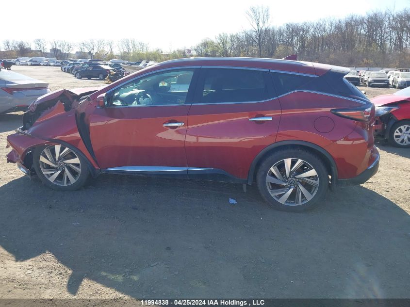 2019 Nissan Murano VIN: 5N1AZ2MS3KN162479 Lot: 11994838