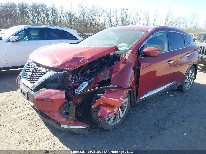 2019 Nissan Murano VIN: 5N1AZ2MS3KN162479 Lot: 11994838