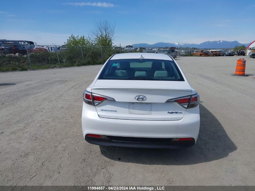 2017 Hyundai Sonata Hybrid Se VIN: KMHE24L15HA059316 Lot: 11994857