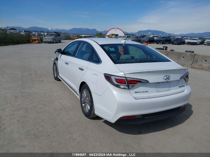 2017 Hyundai Sonata Hybrid Se VIN: KMHE24L15HA059316 Lot: 11994857