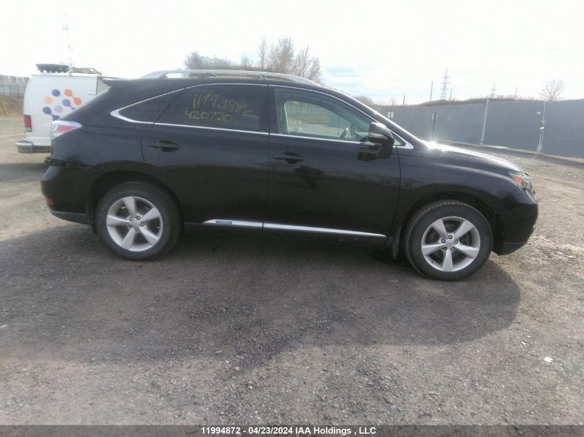 2011 Lexus Rx 450 VIN: JTJBC1BA6B2420720 Lot: 11994872