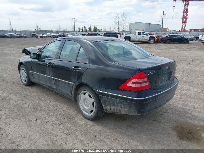 2003 Mercedes-Benz C 320 4Matic VIN: WDBRF84JX3F421568 Lot: 11994876