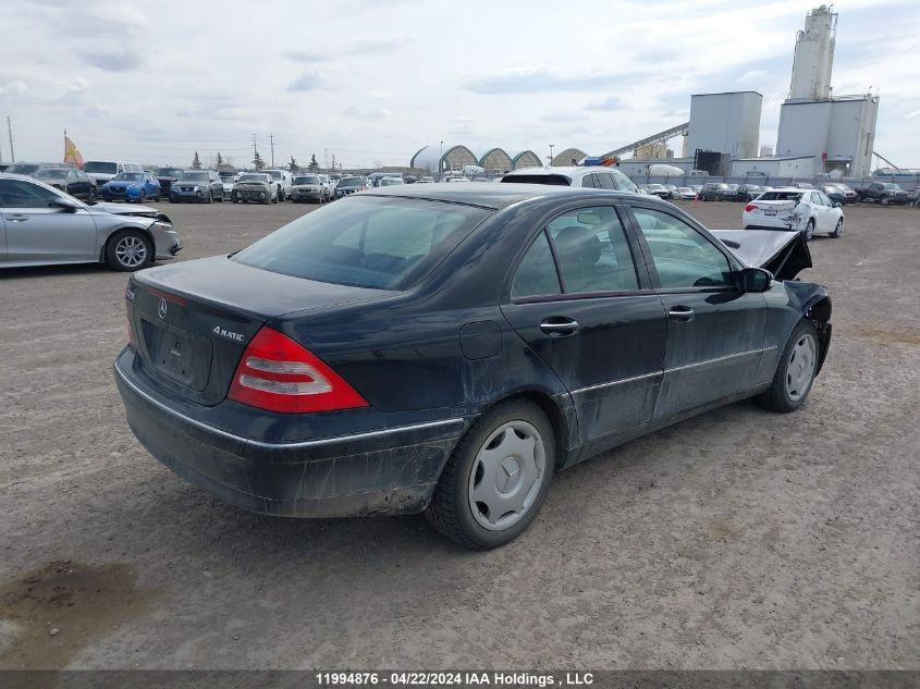 2003 Mercedes-Benz C 320 4Matic VIN: WDBRF84JX3F421568 Lot: 11994876