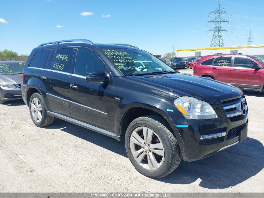 2011 Mercedes-Benz Gl-Class VIN: 4JGBF2FE0BA652163 Lot: 11994888