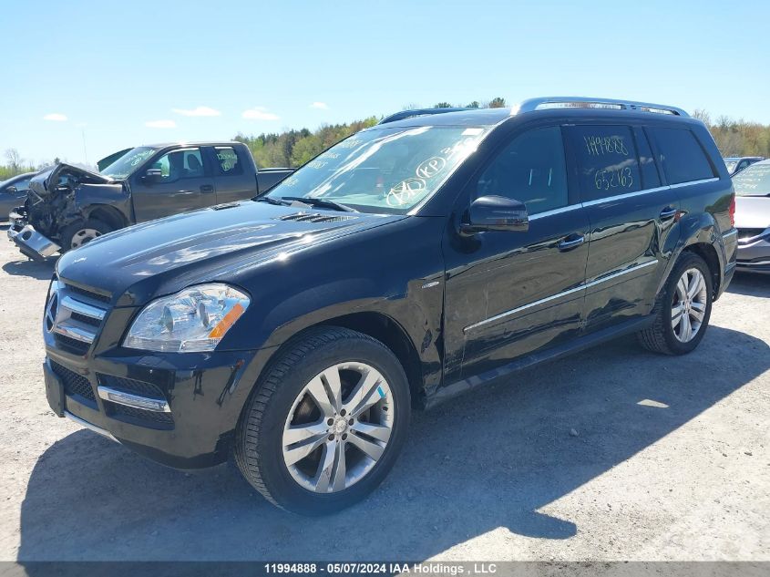 2011 Mercedes-Benz Gl-Class VIN: 4JGBF2FE0BA652163 Lot: 11994888