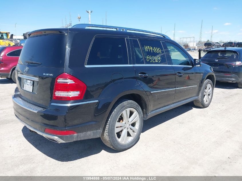 2011 Mercedes-Benz Gl-Class VIN: 4JGBF2FE0BA652163 Lot: 11994888