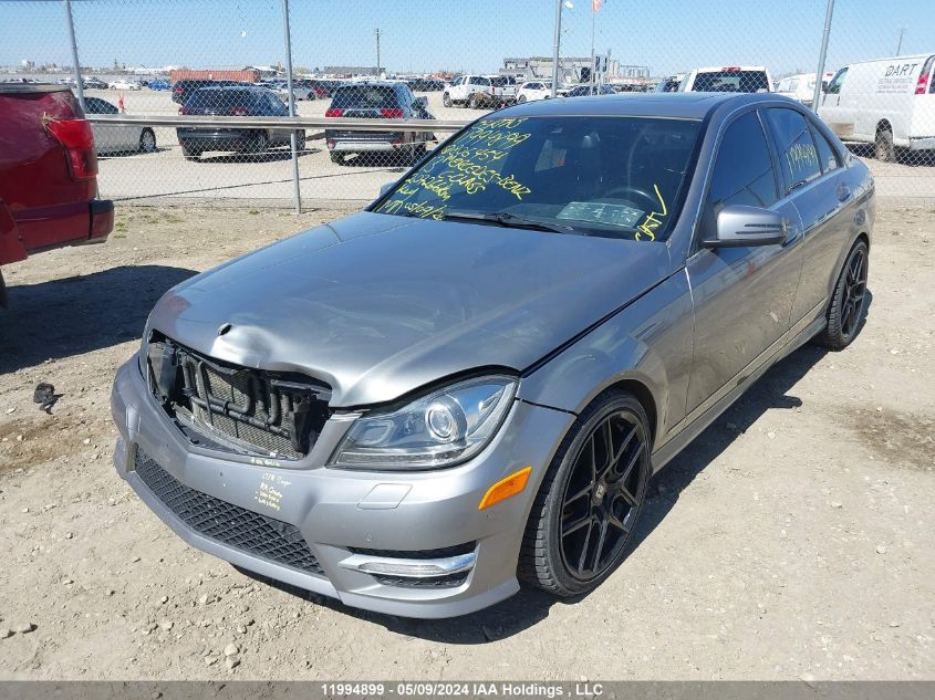 2013 Mercedes-Benz C-Class VIN: WDDGF8JB0DA806454 Lot: 11994899