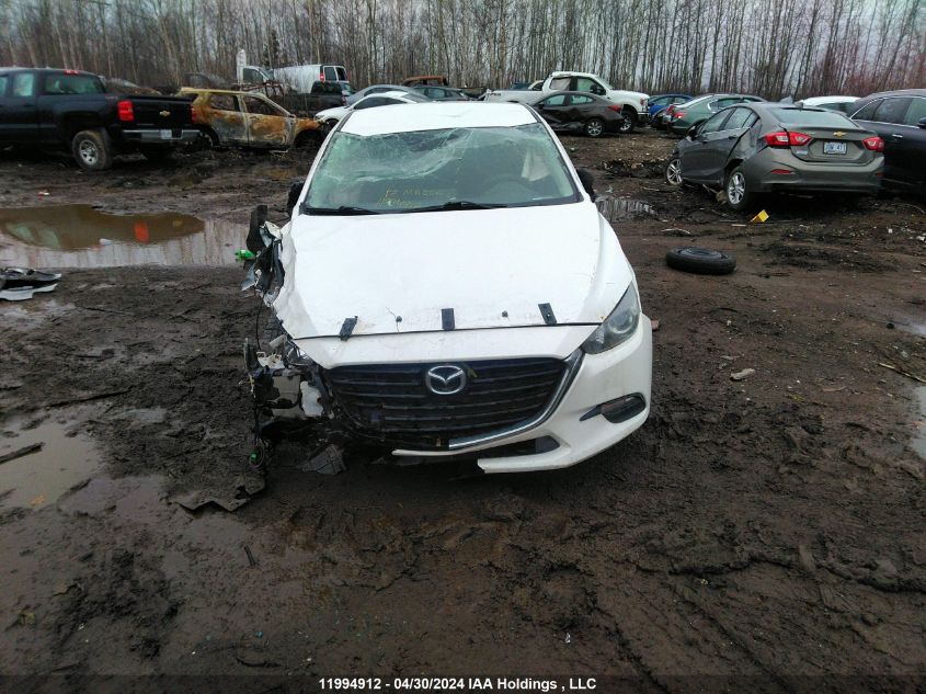 2017 Mazda Mazda3 VIN: JM1BN1U7XH1112575 Lot: 11994912