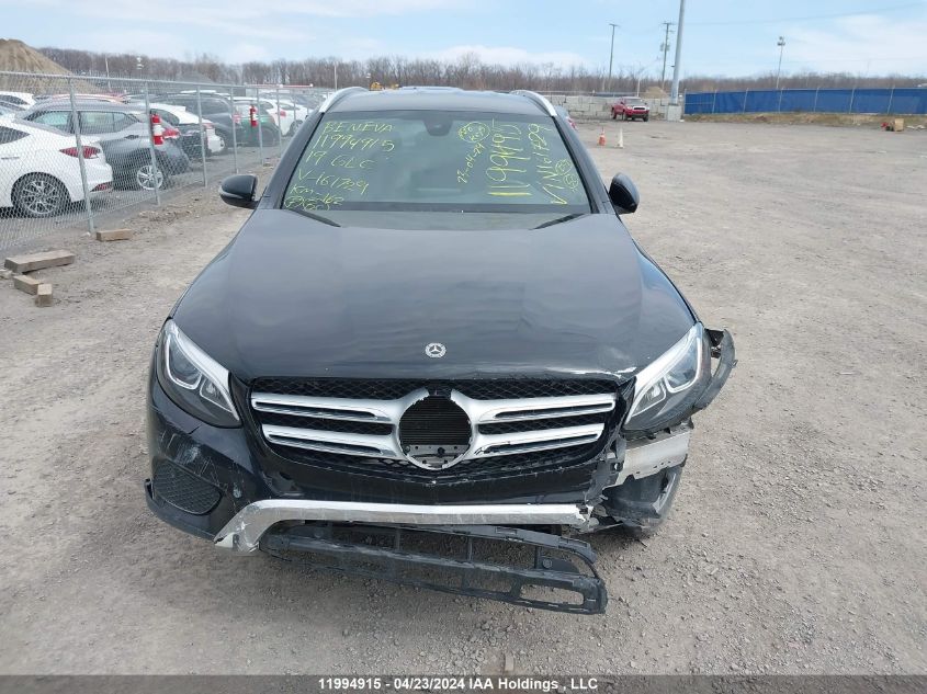 2019 Mercedes-Benz Glc VIN: WDC0G4KB8KV161729 Lot: 11994915