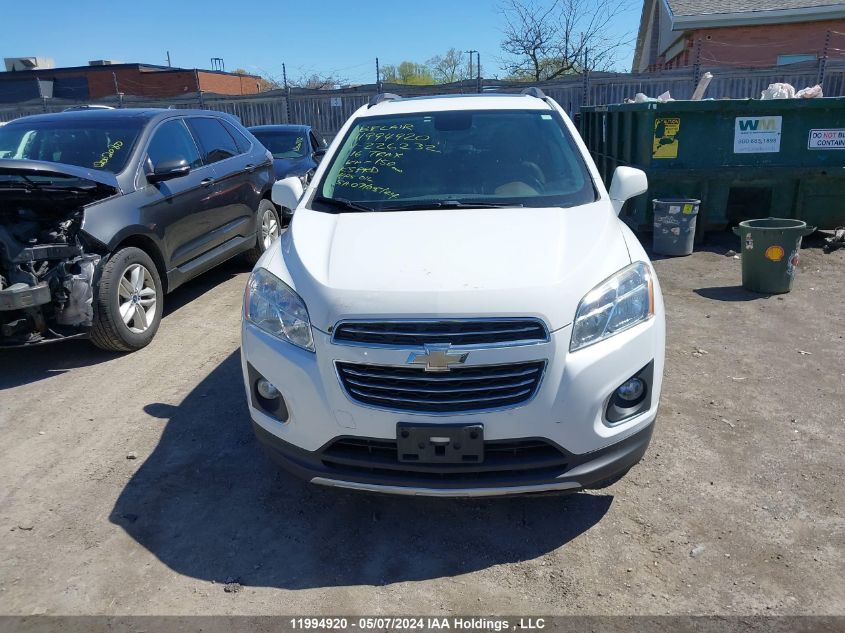 2016 Chevrolet Trax VIN: 3GNCJRSB7GL226232 Lot: 11994920