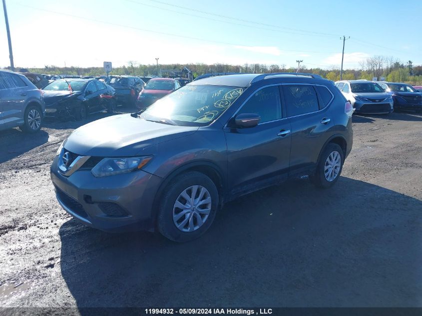 2015 Nissan Rogue S/Sl/Sv VIN: 5N1AT2MTXFC807415 Lot: 11994932