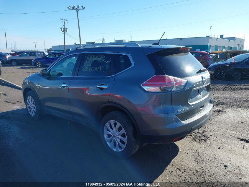 2015 Nissan Rogue S/Sl/Sv VIN: 5N1AT2MTXFC807415 Lot: 11994932