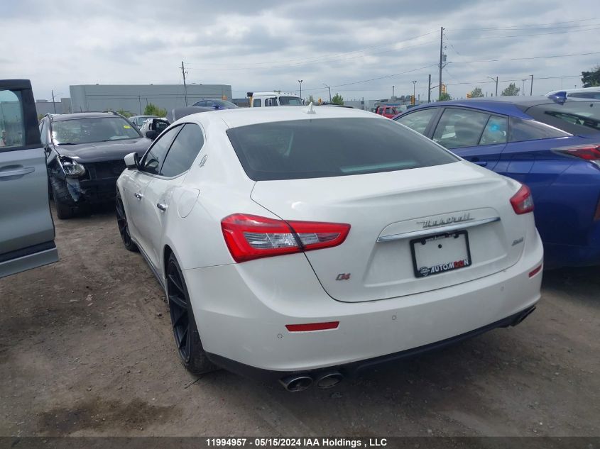 2015 Maserati Ghibli S Q4 VIN: ZAM57RTA5F1139078 Lot: 11994957