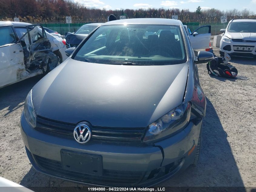 2012 Volkswagen Golf VIN: WVWAA7AJ8CW026381 Lot: 11994980