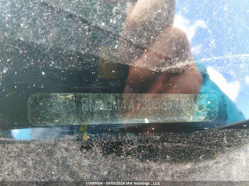 2013 Kia Optima VIN: KNAGM4A73D5384691 Lot: 11995004