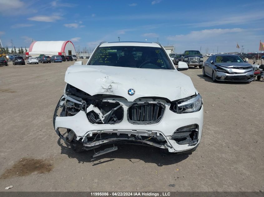 2021 BMW X3 xDrive30I VIN: 5UXTY5C05M9G18335 Lot: 11995086