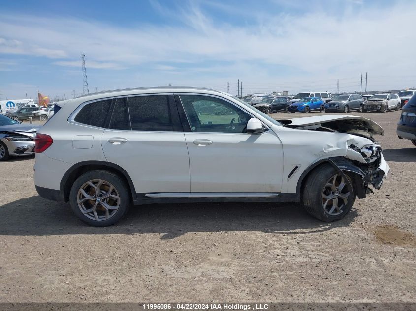 2021 BMW X3 xDrive30I VIN: 5UXTY5C05M9G18335 Lot: 11995086