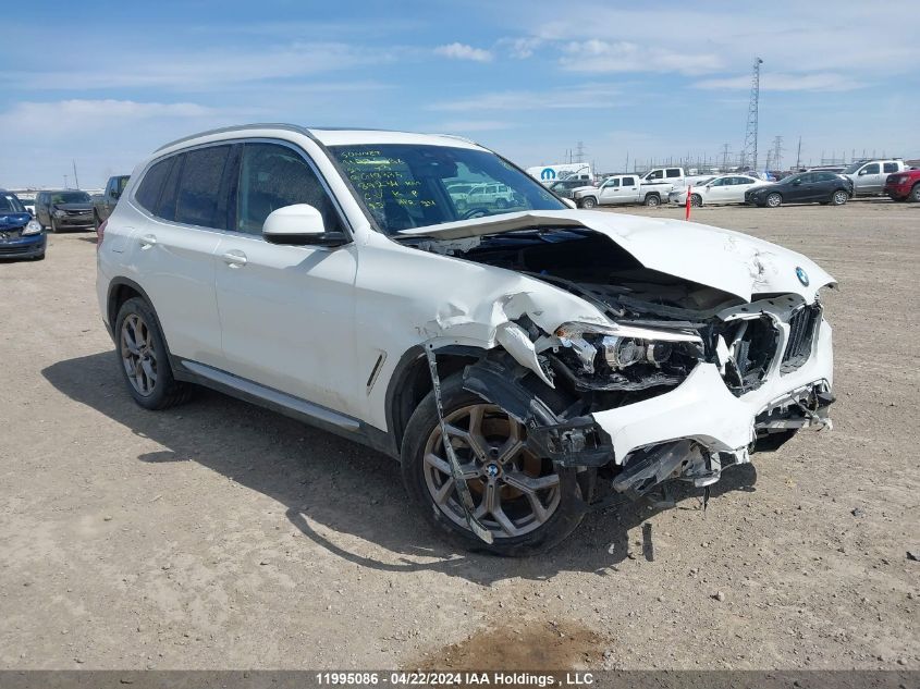 2021 BMW X3 xDrive30I VIN: 5UXTY5C05M9G18335 Lot: 11995086