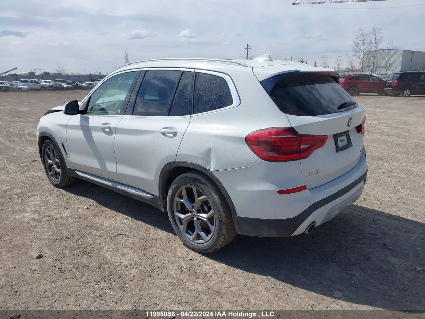 2021 BMW X3 xDrive30I VIN: 5UXTY5C05M9G18335 Lot: 11995086