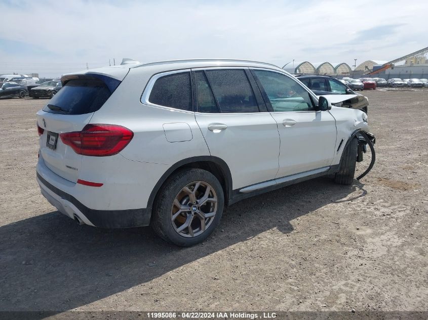 2021 BMW X3 xDrive30I VIN: 5UXTY5C05M9G18335 Lot: 11995086