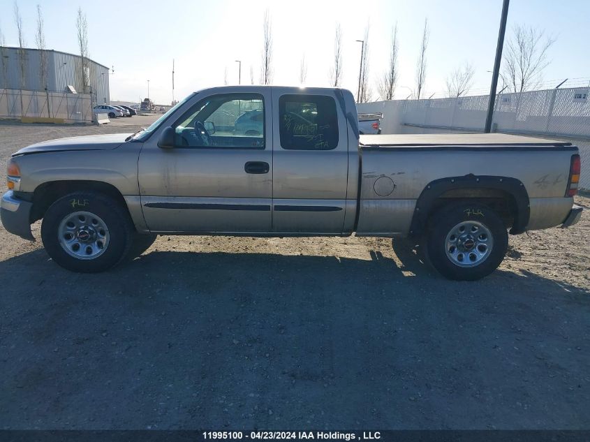 2005 GMC Sierra 1500 VIN: 1GTEK19V95Z349407 Lot: 11995100