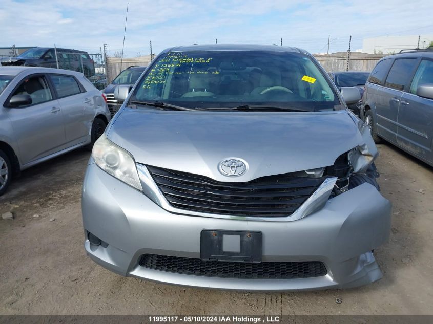 2011 Toyota Sienna Le 8 Passenger VIN: 5TDKK3DC7BS125571 Lot: 11995117