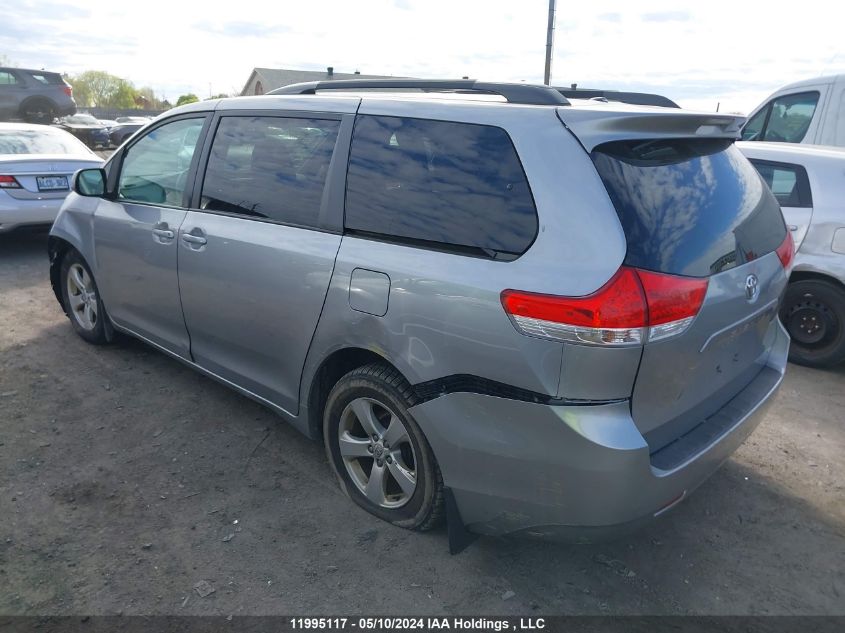 2011 Toyota Sienna Le 8 Passenger VIN: 5TDKK3DC7BS125571 Lot: 11995117