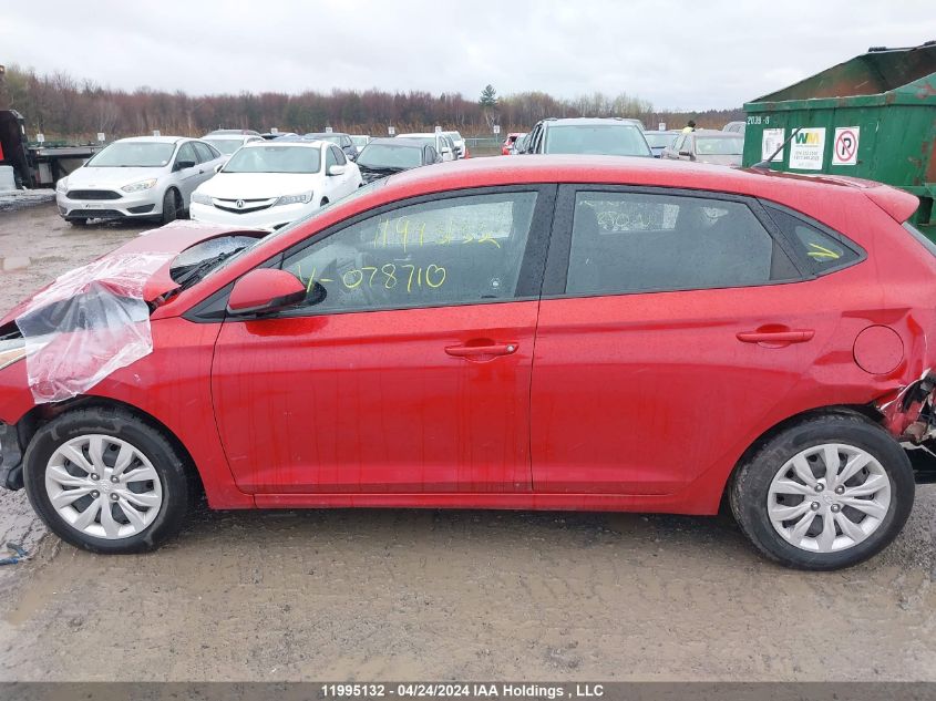 2019 Hyundai Accent Se/Sel VIN: 3KPC25A32KE078710 Lot: 11995132