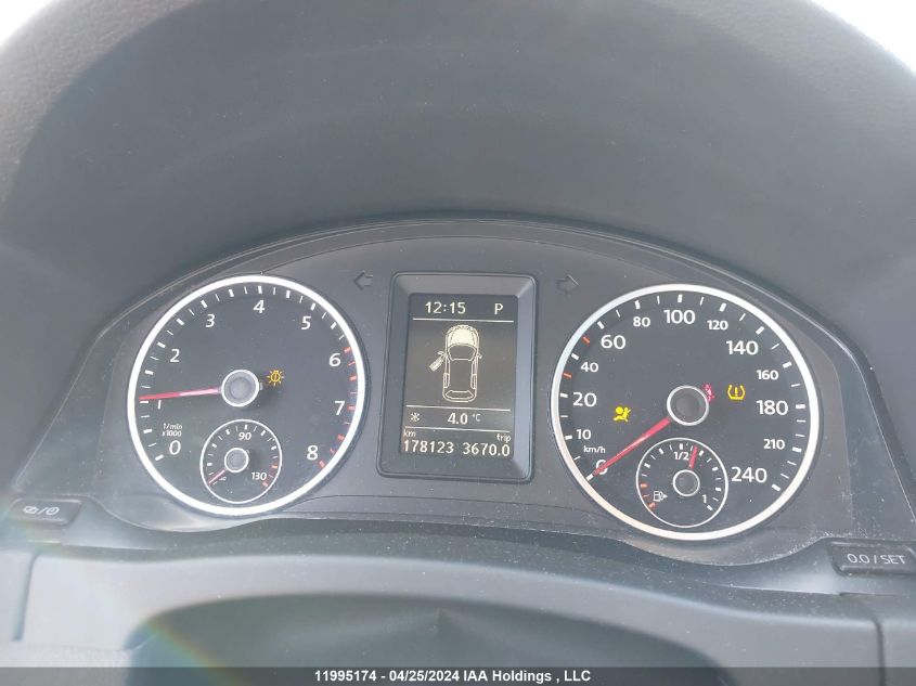 2013 Volkswagen Tiguan VIN: WVGJV7AX6DW558105 Lot: 11995174