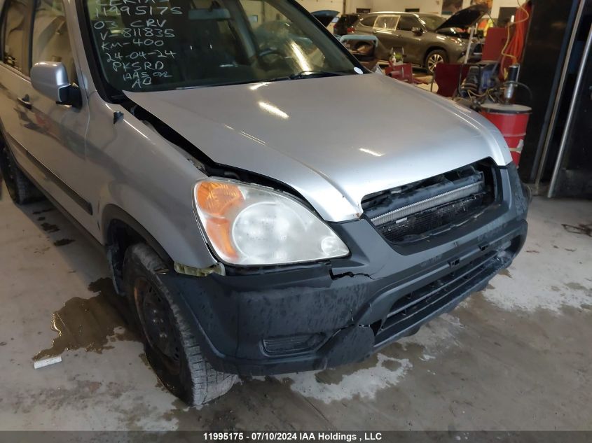 2003 Honda Cr-V VIN: JHLRD78803C811835 Lot: 11995175