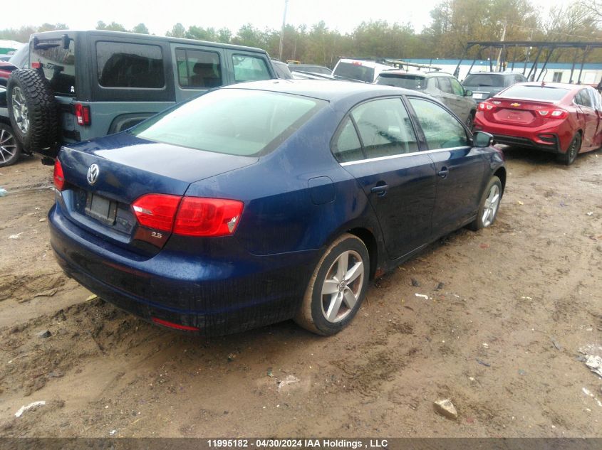 2011 Volkswagen Jetta 2.5 VIN: 3VWDX7AJXBM008472 Lot: 11995182