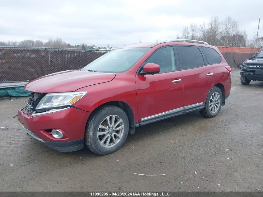 2016 Nissan Pathfinder S/Sv/Sl/Platinum VIN: 5N1AR2MM1GC660734 Lot: 11995205