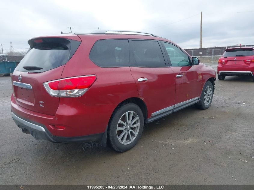 2016 Nissan Pathfinder S/Sv/Sl/Platinum VIN: 5N1AR2MM1GC660734 Lot: 11995205