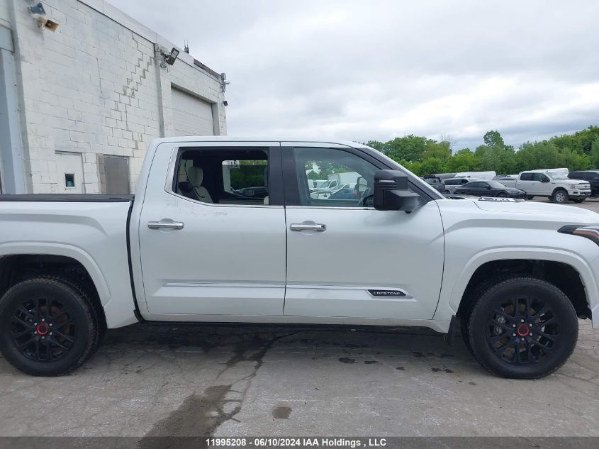 2022 Toyota Tundra Crewmax Capstone VIN: 5TFVC5DB6NX010665 Lot: 11995208