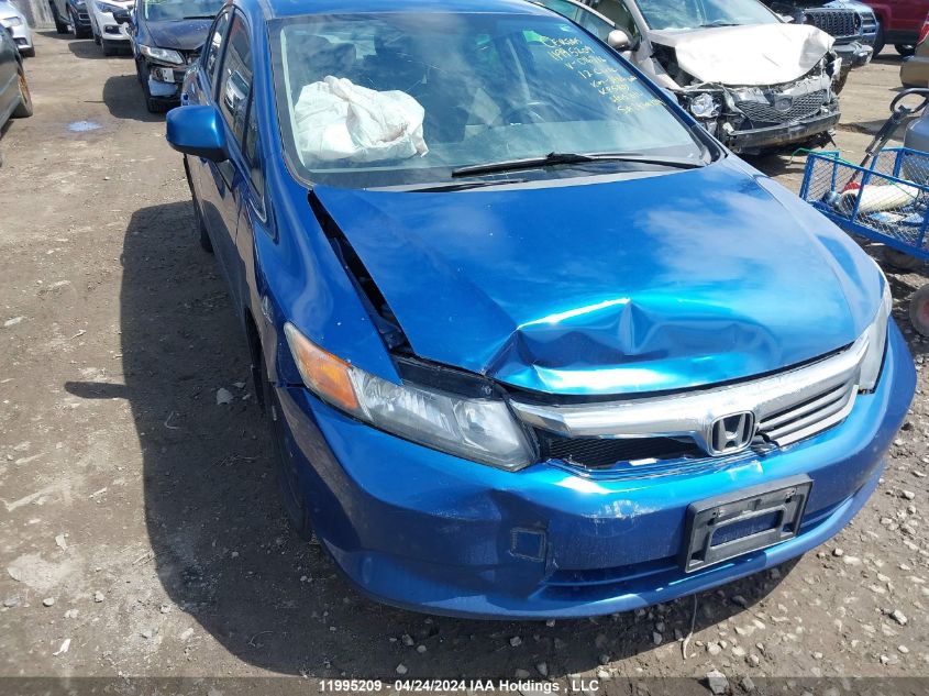 2012 Honda Civic Lx VIN: 2HGFB2F46CH016716 Lot: 11995209