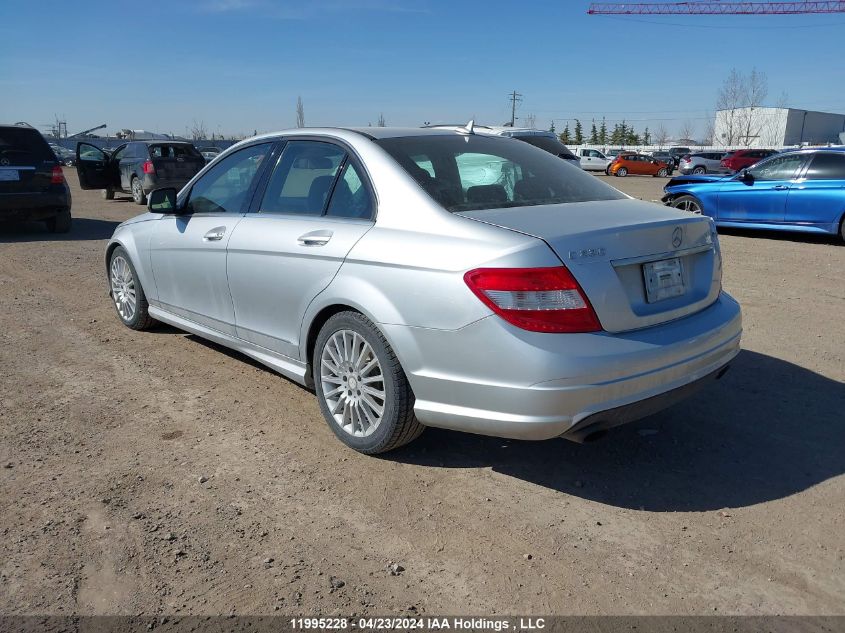 2009 Mercedes-Benz C-Class VIN: WDDGF85X89F315257 Lot: 11995228