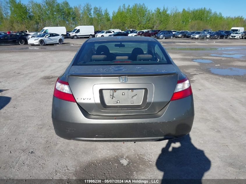 2008 Honda Civic Cpe VIN: 2HGFG12628H009675 Lot: 11995230